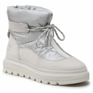  μπότες χιονιού timberland ray city puffer bt wp tb0a5nmq1431 white/nubuck