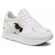  αθλητικά karl lagerfeld kl61930n white lthr/suede