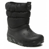  μπότες χιονιού crocs classic neo puff boot k 207684 black