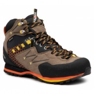  παπούτσια πεζοπορίας kayland vitrik mid gtx gore-tex 018022205 brown/black