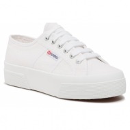  πάνινα παπούτσια superga 2740 platform s21384w white 901