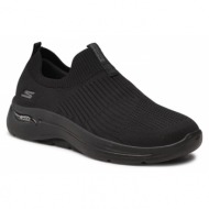  αθλητικά skechers go walk arch fit iconic 124409/bbk black