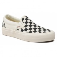  πάνινα παπούτσια vans slip-on vr3 vn0007nc1kp1 checkerboard black/marshm