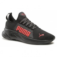  παπούτσια puma softride premier slip on 376540 10 puma black/for all time red