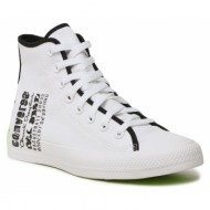  sneakers converse ctas hi a02795c white/black/green beam
