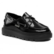  κλειστά παπούτσια timberland ray city boat shoe tb0a5wmc0011 black patent leather