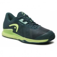 παπούτσια head sprint pro 3.5 clay 273143 forest green/light green 065