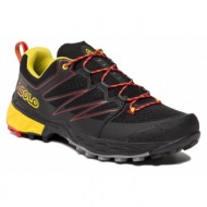  παπούτσια πεζοπορίας asolo softrock mm a40050 00 b050 black/black/yellow