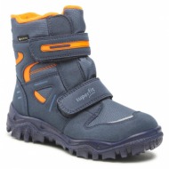  μπότες χιονιού superfit gore-tex 1-809080-8010 s blau/orange