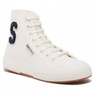  sneakers superga 2295 cotton terry patch s21321w white avorio/navy-f avorio aai