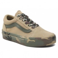  πάνινα παπούτσια vans old skool vn000w9tsq71 camo sidewall cornstalk