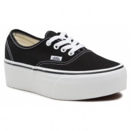 πάνινα παπούτσια vans authentic stackform vn0a5kxxbmx1 canvas black/true white