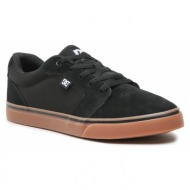  πάνινα παπούτσια dc anvil 303190 black/gum(bgm)