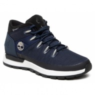  παπούτσια πεζοπορίας timberland sprint trekker mid fab wp tb0a2fxt019 navy mesh