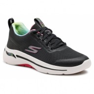  αθλητικά skechers go walk arch fit 124868/bkhp black/hot pink