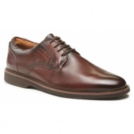  κλειστά παπούτσια clarks malwood lace 26168167 brown leather