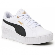  αθλητικά puma karmen wedge 390985 02 puma white/puma black/gold