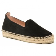  εσπαντρίγιες manebi suede flat espadrilles black