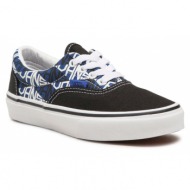  πάνινα παπούτσια vans era vn000ymay611 logo black/blue