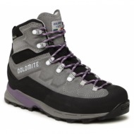  παπούτσια πεζοπορίας dolomite steinbock gtx w gore-tex 280418 frost grey