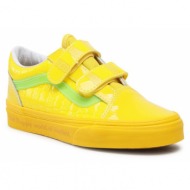  πάνινα παπούτσια vans old skool v vn0a38hdbk21 haribo checkerboard yellow