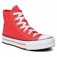  sneakers converse chuck taylor all star eva lift a06019c red