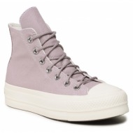  sneakers converse chuck taylor all star lift a05014c pastel purple