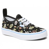  πάνινα παπούτσια vans authentic elas vn0a4busy611 glow cosmic zoo black/blu