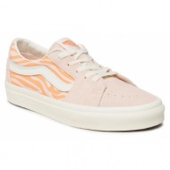  πάνινα παπούτσια vans sk8-low vn0a5kxdbm01 tonal stripes peach dust