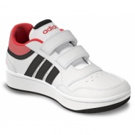  παπούτσια adidas hoops lifestyle basketball hook-and-loop shoes h03863 λευκό