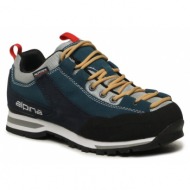  παπούτσια πεζοπορίας alpina royal vibram 627f-2 blue/green