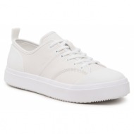  sneakers calvin klein low top lace up lth hm0hm01045 triple white 0k4