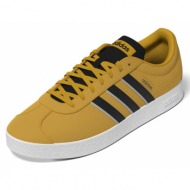  παπούτσια adidas vl court lifestyle skateboarding suede shoes if7554 κίτρινο