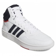  παπούτσια adidas hoops 3.0 mid classic vintage shoes gy5543 λευκό