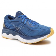  παπούτσια mizuno mizuno wave skyrise 4 french blue/vapor gray/gold