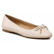  μπαλαρίνες michael michael kors nori flat 40f3nrfp1l lt cream