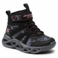  μπότες χιονιού skechers zerrix 400145l/bkrd black/red