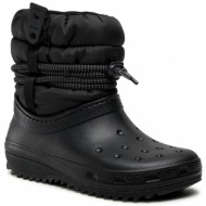  μπότες χιονιού crocs classic neo puff luxe boot w 207312 black