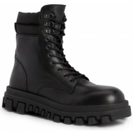  μποτίνια tommy jeans tjm elevated outsole boot em0em01251 black bds