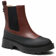  μποτάκια coach jayla leather bootie cm770 walnut wal