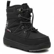  μπότες χιονιού kamik luge nf8401 black/charcoal