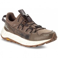  παπούτσια πεζοπορίας jack wolfskin terraquest low m 4056441 coconut brown