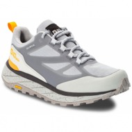  παπούτσια πεζοπορίας jack wolfskin terraventure texapore low m 4051621 silver grey