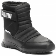  μπότες χιονιού puma nieve boot wtr ac ps 380745 03 puma black-puma white