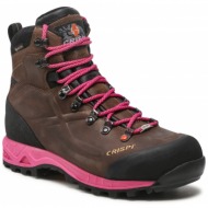  παπούτσια πεζοπορίας crispi valdres s.e gtx gore-tex cf92704217 brown magenta