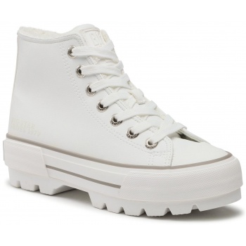 sneakers big star mm274037 white plain σε προσφορά