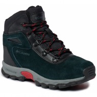  παπούτσια πεζοπορίας columbia youth newton ridge™ amped 2044121 black/ mountain red 010