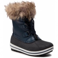  μπότες χιονιού cmp kids anthilan snow boot wp 30q4594 black blue n950