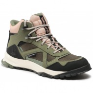 παπούτσια πεζοπορίας timberland lincoln pk litemid f/l wp tb0a643r9911 dark green leather