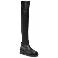  μπότες πάνω από το γόνατο bronx high boots 14290-g black 01